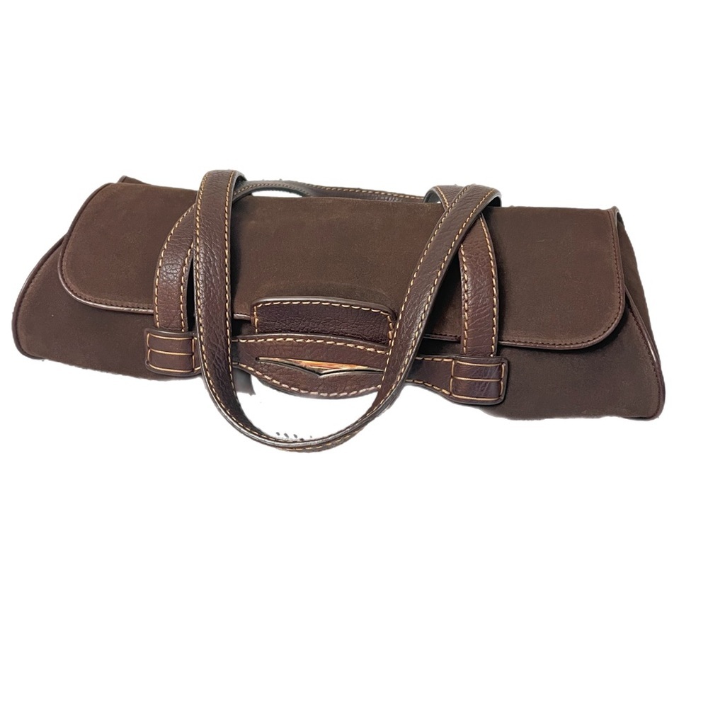 Tods Vintage Elegant Brown Leather Handbag. NWOT - Picture 5 of 9
